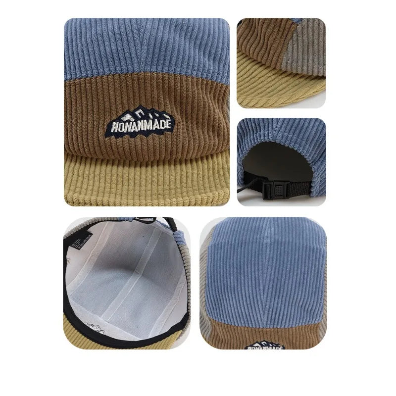 Honanmade Corduroy 5-Panels Cap
