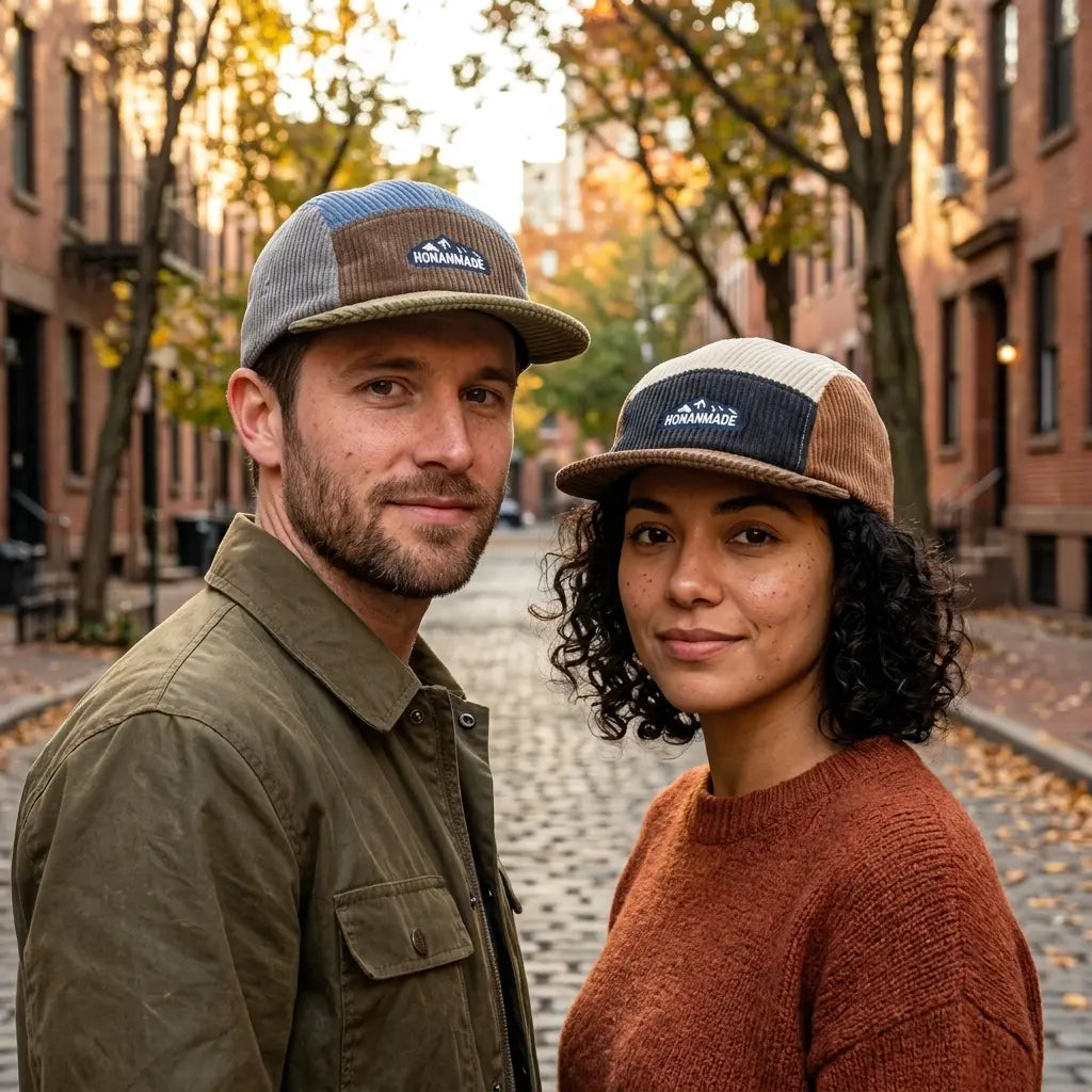 Honanmade Corduroy 5-Panels Cap
