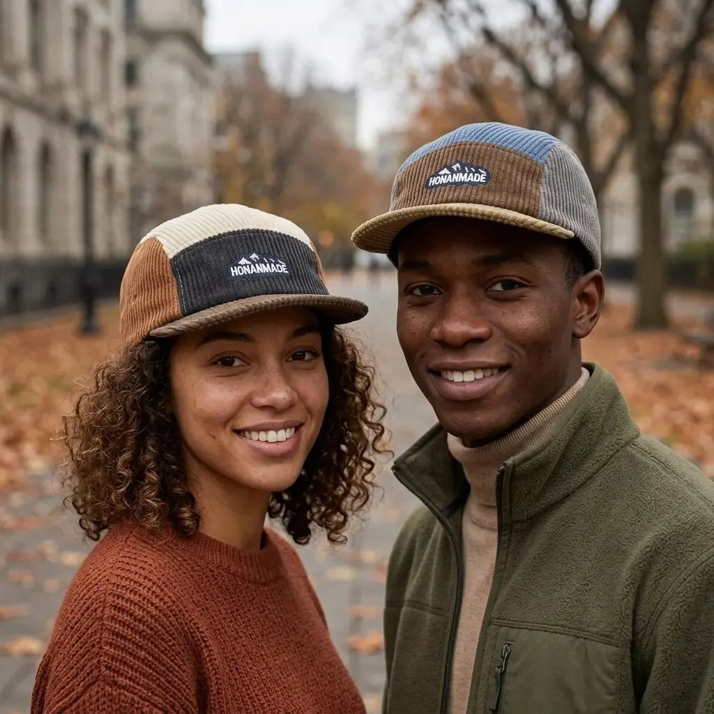 Honanmade Corduroy 5-Panels Cap