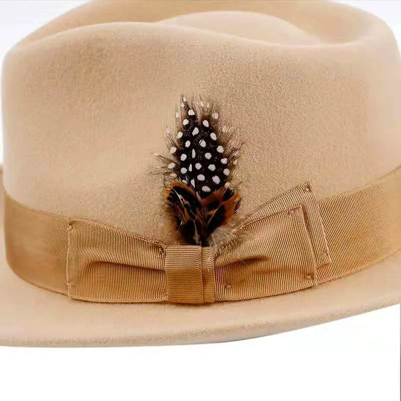 Howard Feathers Wool Fedora Hat