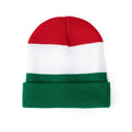 Hungary Flag Colors Striped Beanie