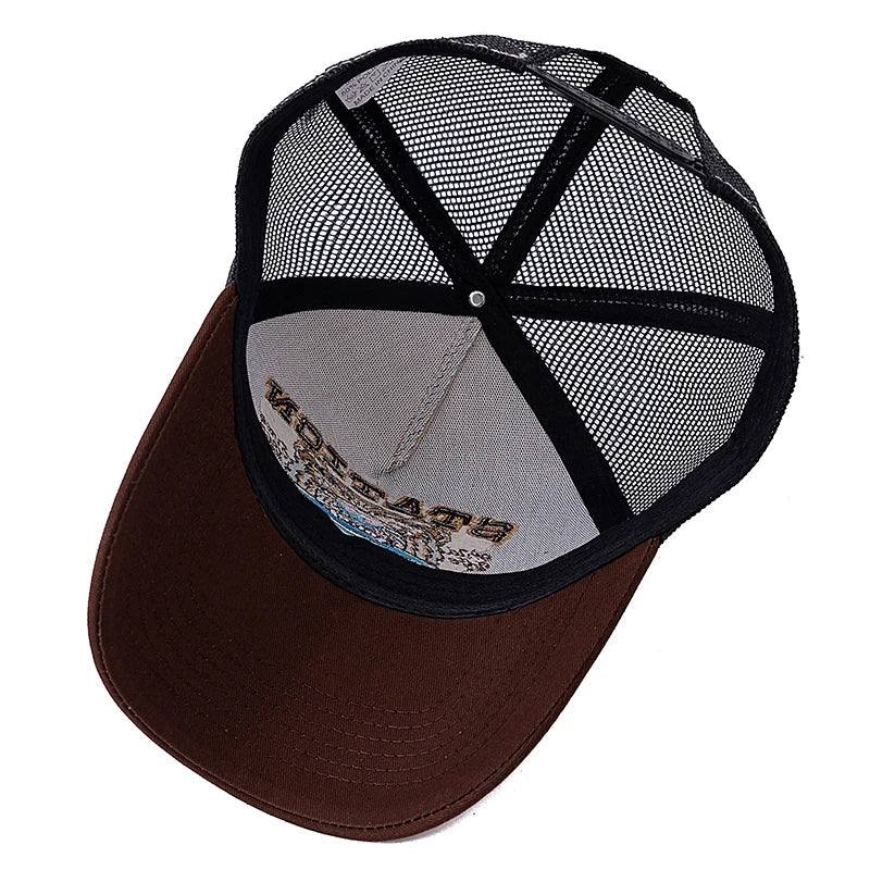 Hunting Bear Station Trucker Cap