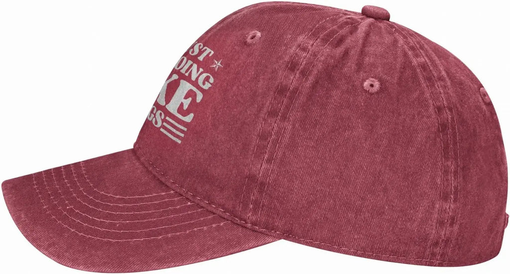 I'm Just Mike Doing Mike Things Denim Baseball Cap