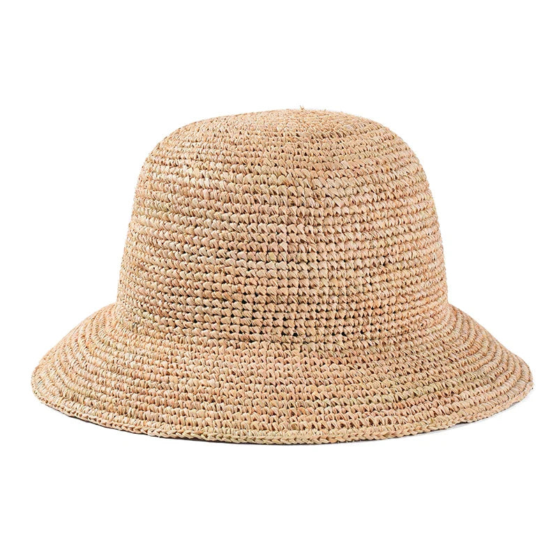 Ibiza Beach Raffia Bucket Hat