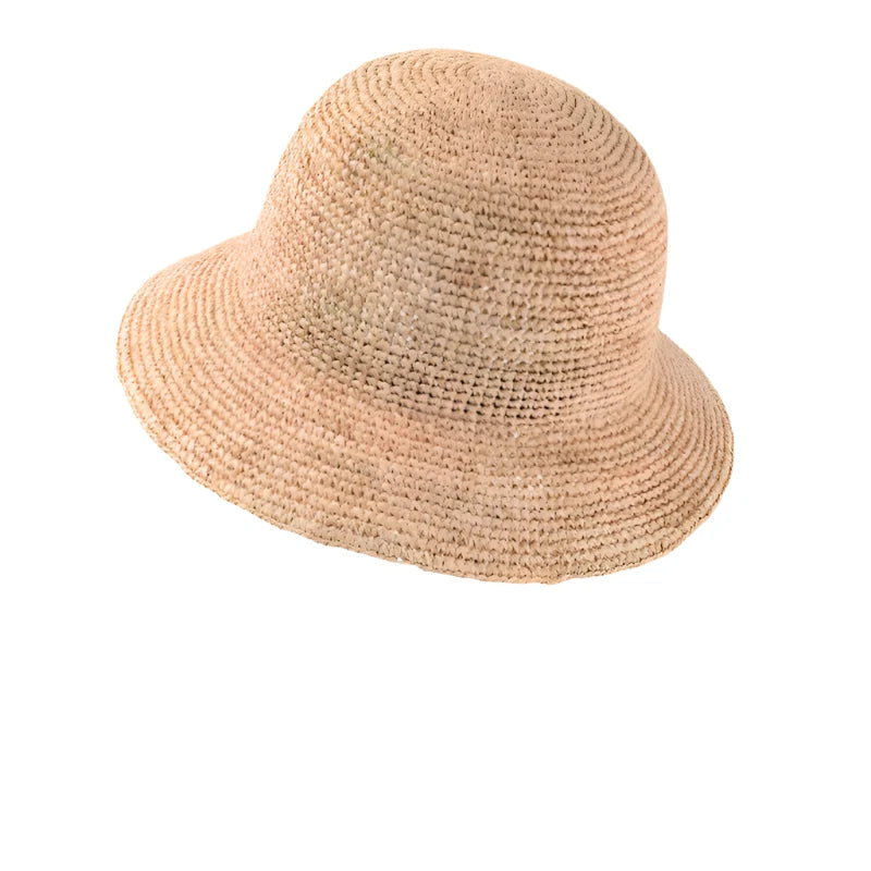 Ibiza Beach Raffia Bucket Hat