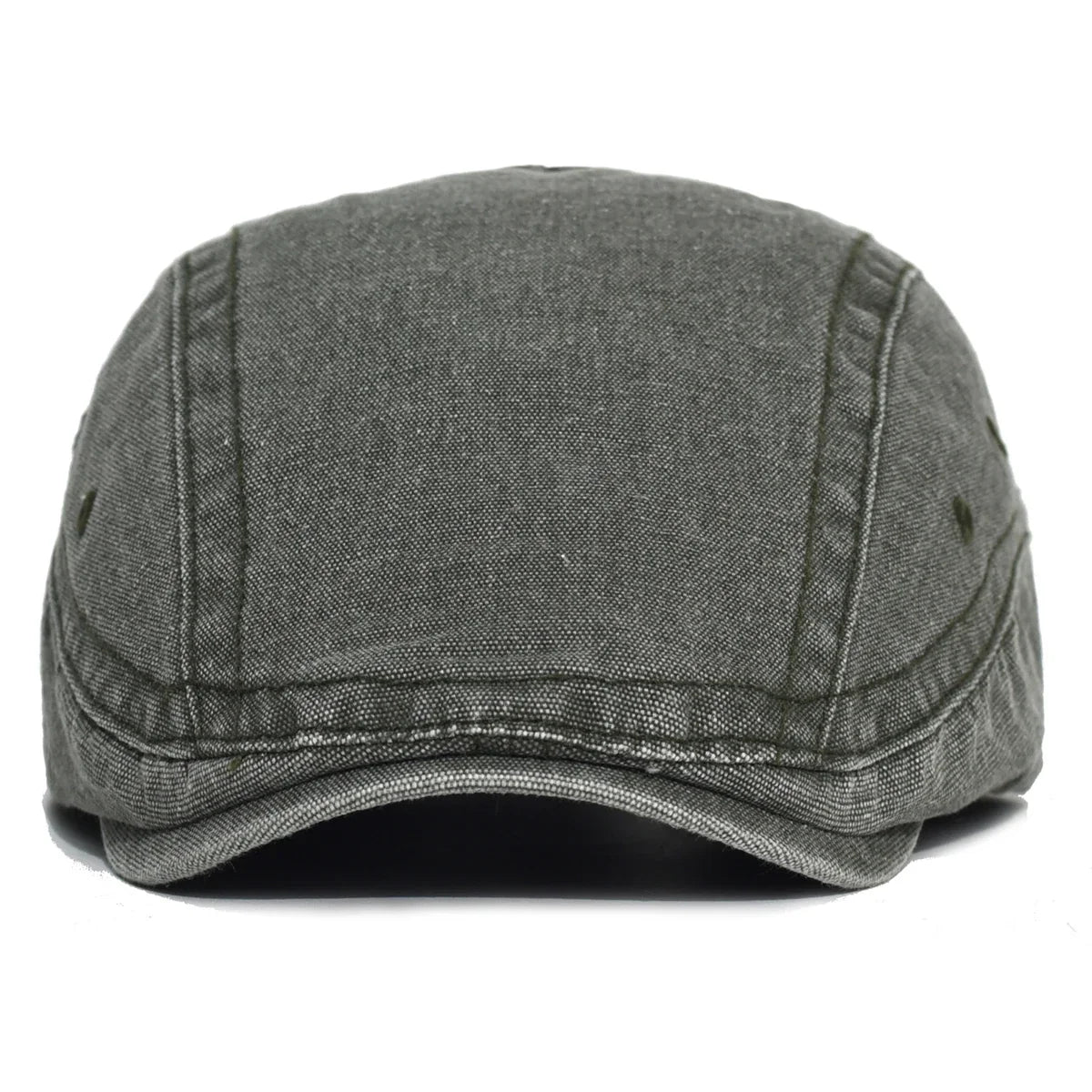 Illinois Washed Cotton Adjustable Flat Cap