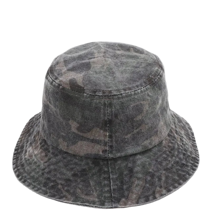Indiana Camouflage Washed Cotton Bucket Hat