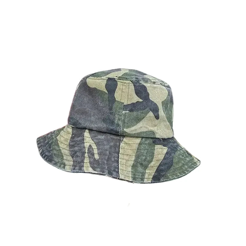 Indiana Camouflage Washed Cotton Bucket Hat