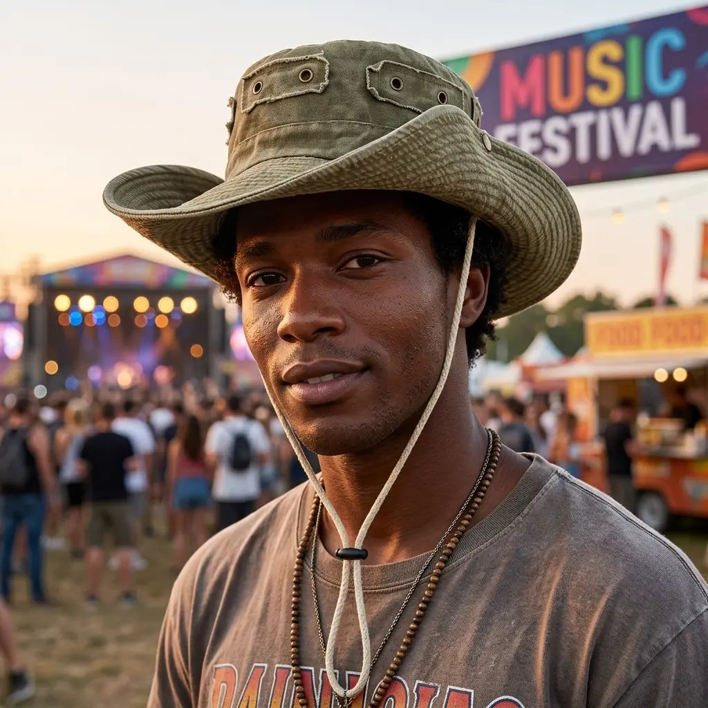 Indiana Washed Cotton Fisherman Bucket Hat