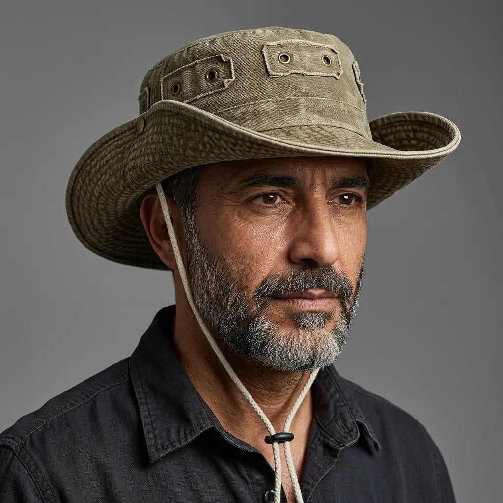 Indiana Washed Cotton Fisherman Bucket Hat