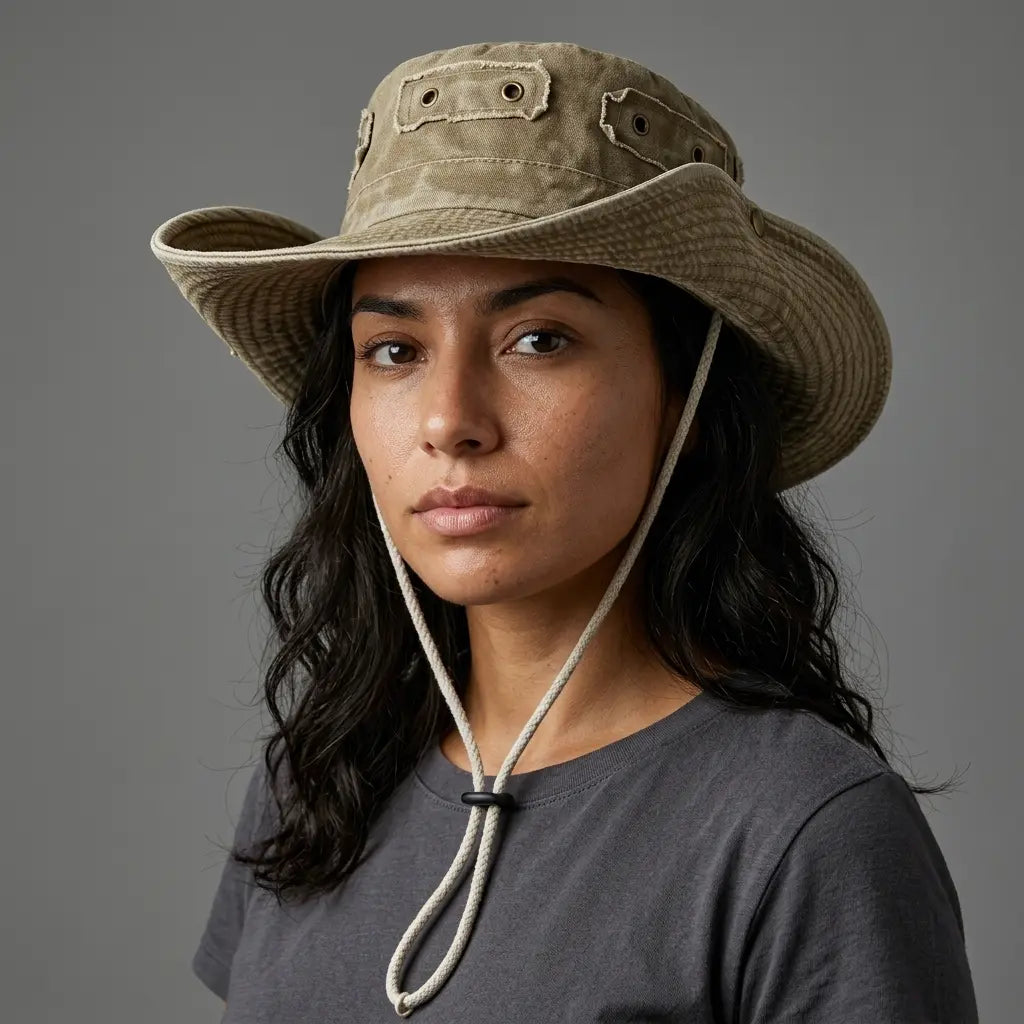 Indiana Washed Cotton Fisherman Bucket Hat