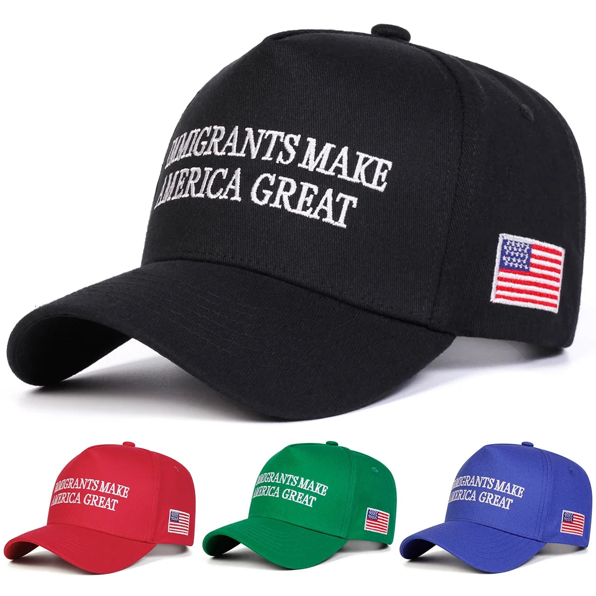 Inmigrants Make America Great Baseball Cap