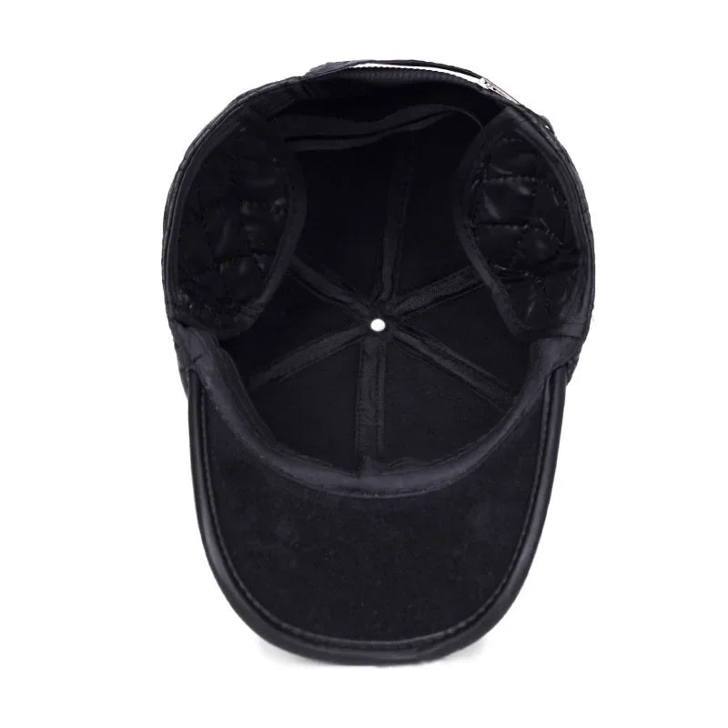 Iowa Winter Padded Waterproof Earflaps Baseball Cap