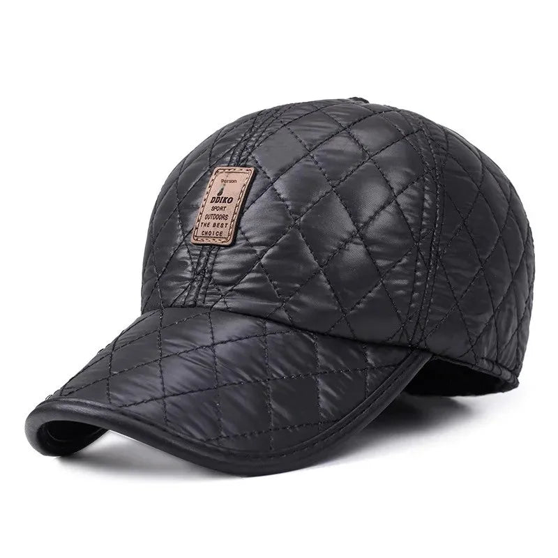 Iowa Winter Padded Waterproof Earflaps Baseball Cap