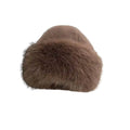 Iowa Winter Women Thick Fur Russian Bucket Hat