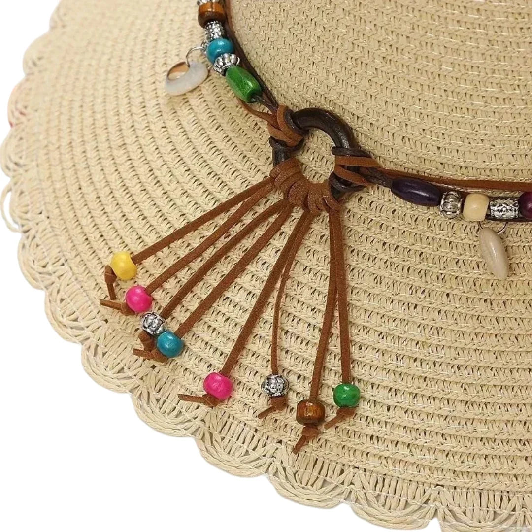 Ipanema Sun Straw Wide Brim Bucket Hat