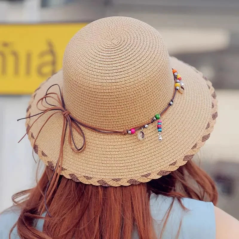 Ipanema Sun Straw Wide Brim Bucket Hat