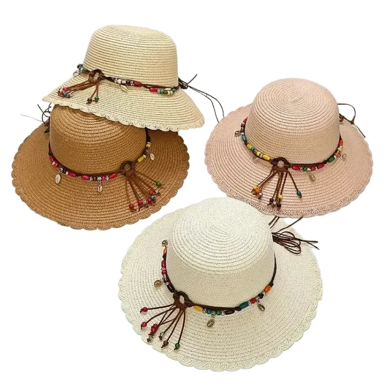 Ipanema Sun Straw Wide Brim Bucket Hat