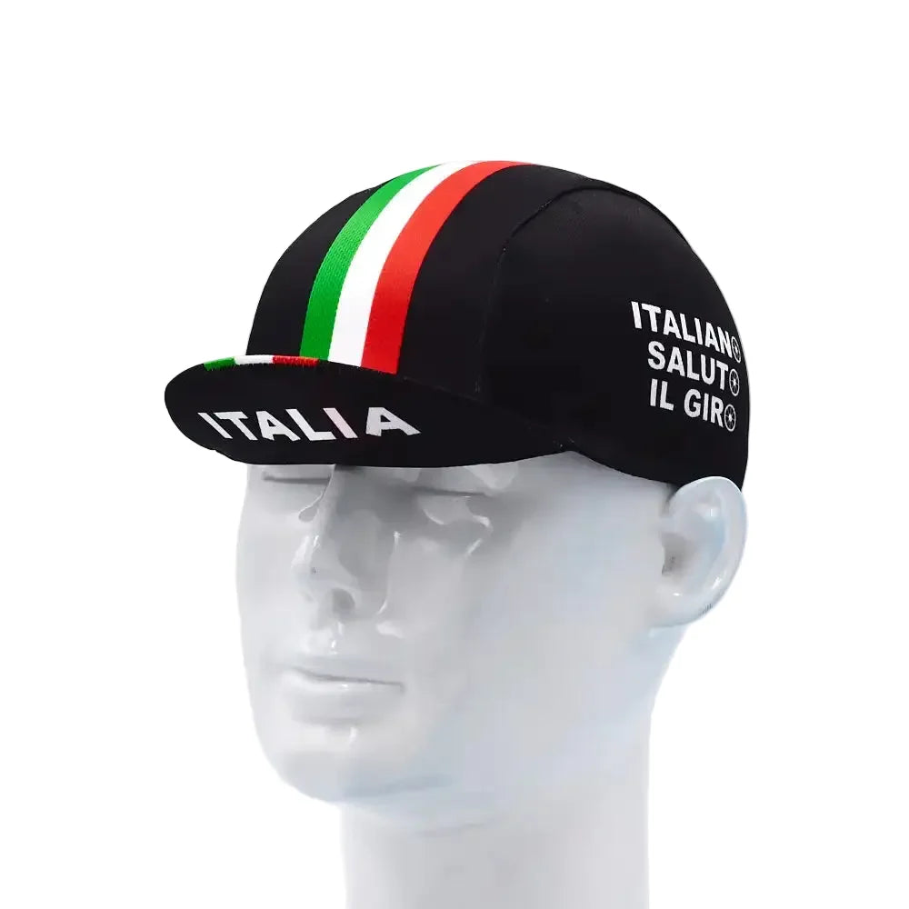 Italian Flag Retro Cycling Cap