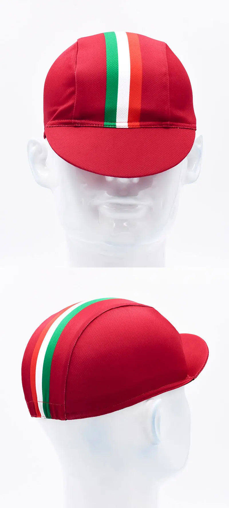 Italian Flag Retro Cycling Cap