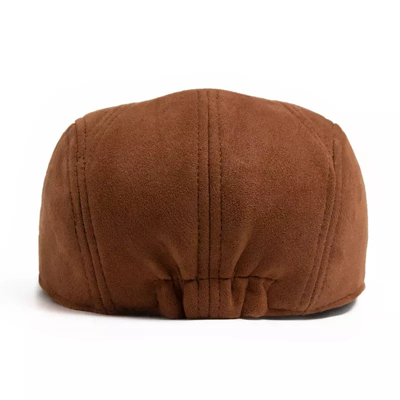 Ivy Suede Flat Cap