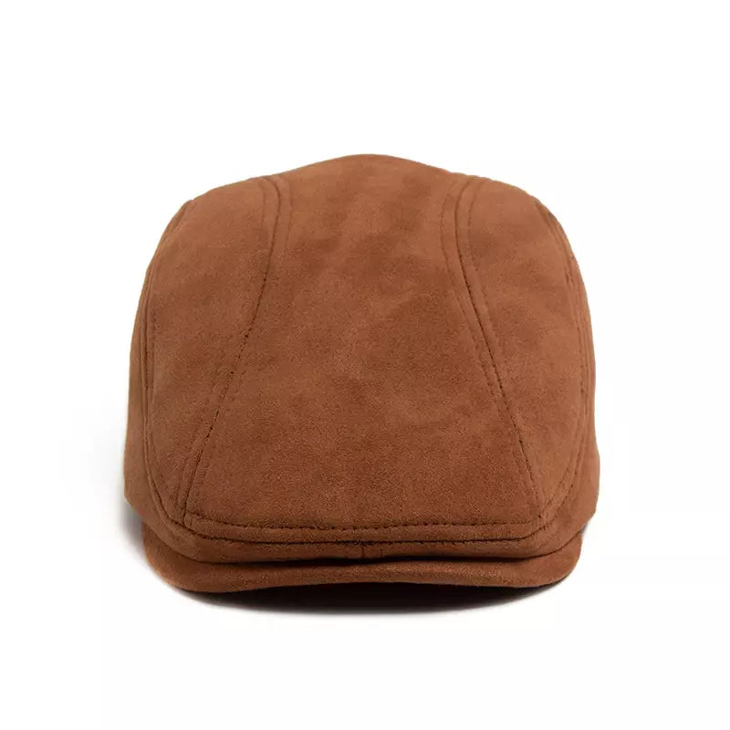 Ivy Suede Flat Cap