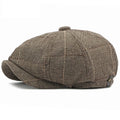 J&J Herringbone Patchwork Newsboy Cap