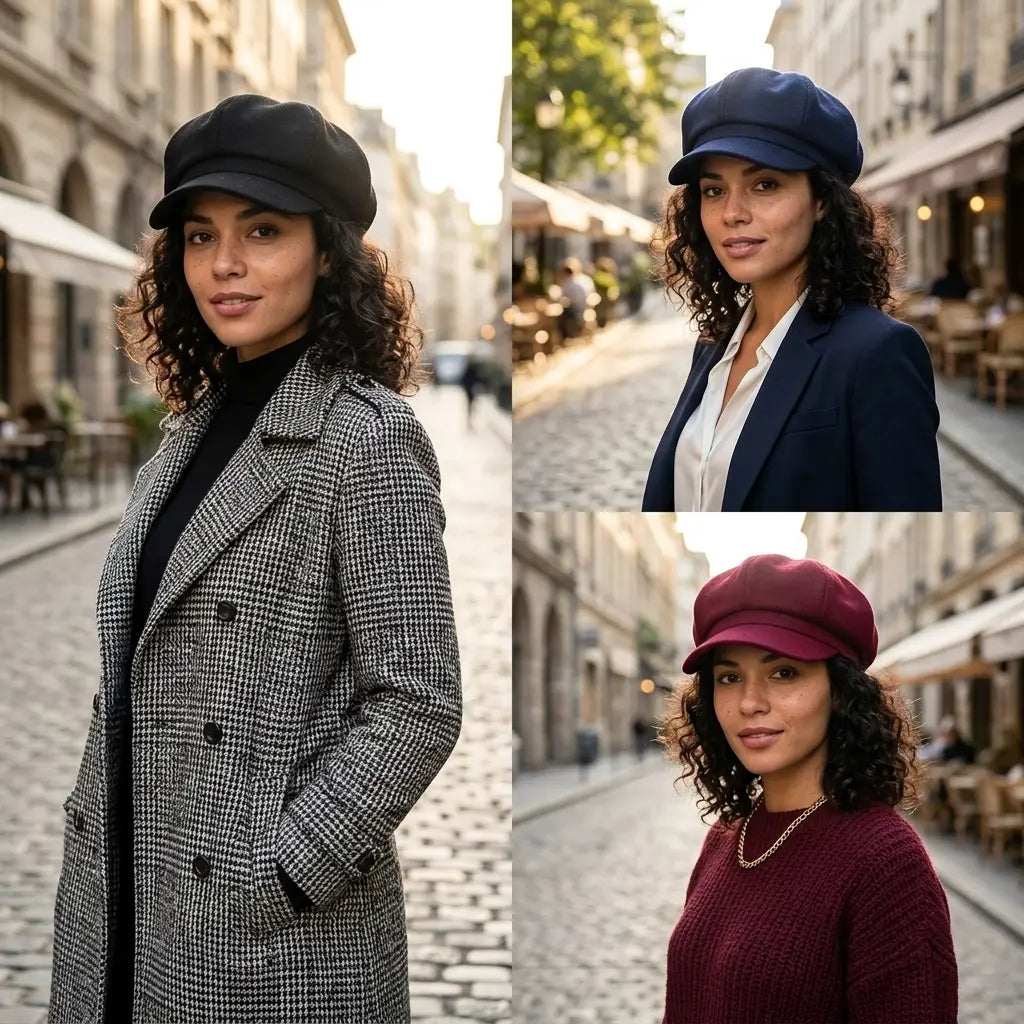 J&J Women Cotton Newsboy Cap