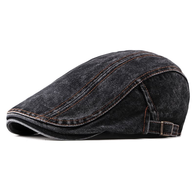 J&L Denim Cotton Flat Cap