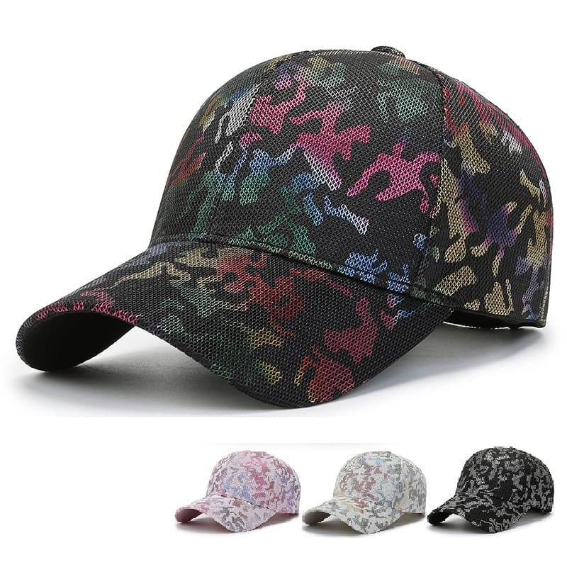 J&M Bright Camouflage Baseball Cap