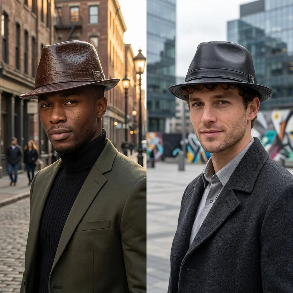 Jackson Genuine Leather Trilby Hat