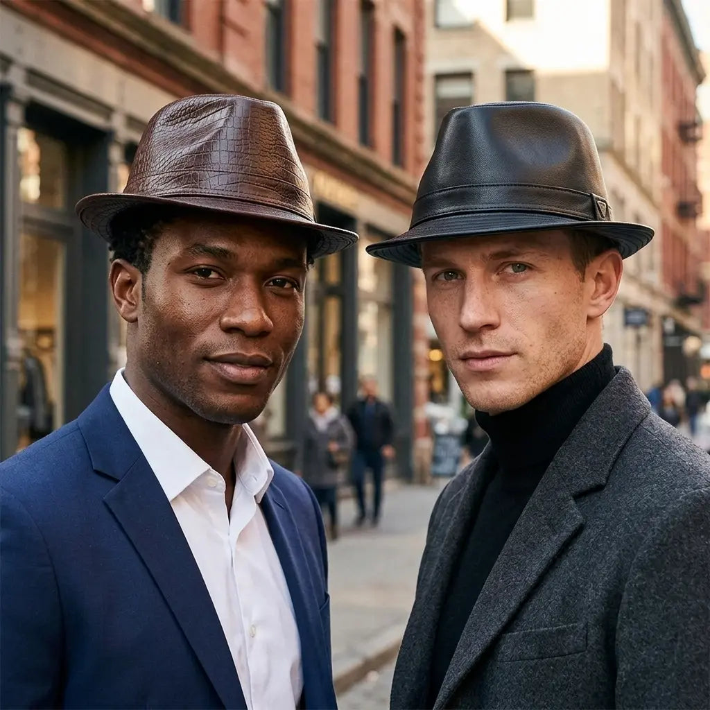 Jackson Genuine Leather Trilby Hat