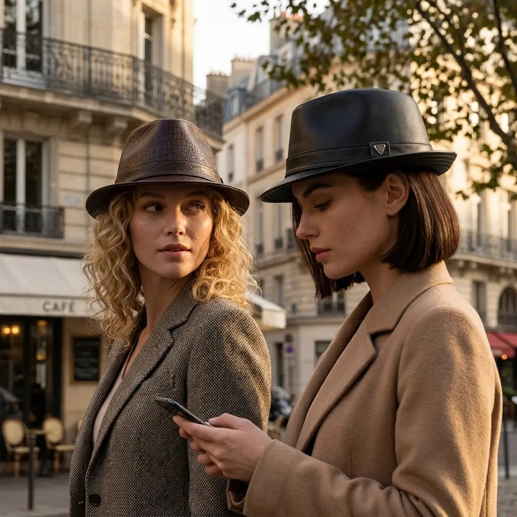 Jackson Genuine Leather Trilby Hat