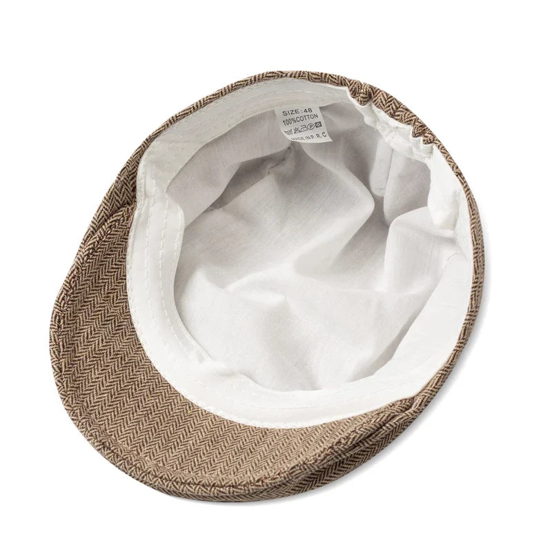 Jackson Kids Herringbone Cotton Flat Cap