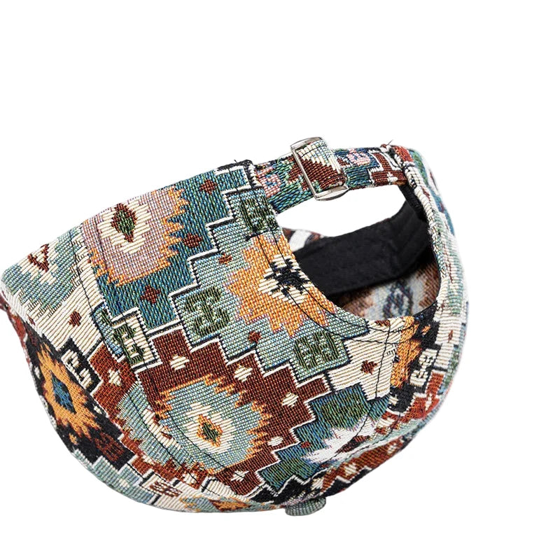 Jacquard Craft Mandala Cotton Baseball Cap