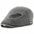 Jamont Scratched Cotton Flat Cap