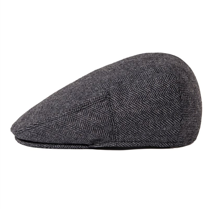 Palmer Wool Blend Flat Cap