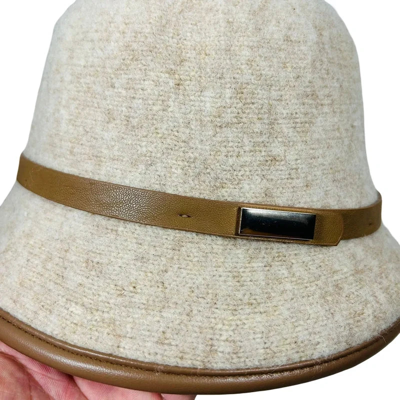 Jersey Women Wool Cloche Hat