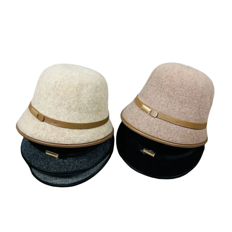 Jersey Women Wool Cloche Hat