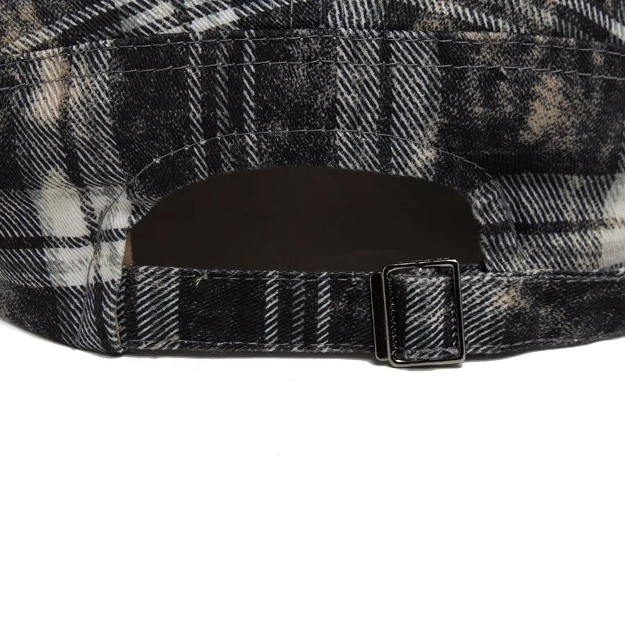 Johnson Plaid Distressed Flat Cap