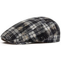 Johnson Plaid Distressed Flat Cap