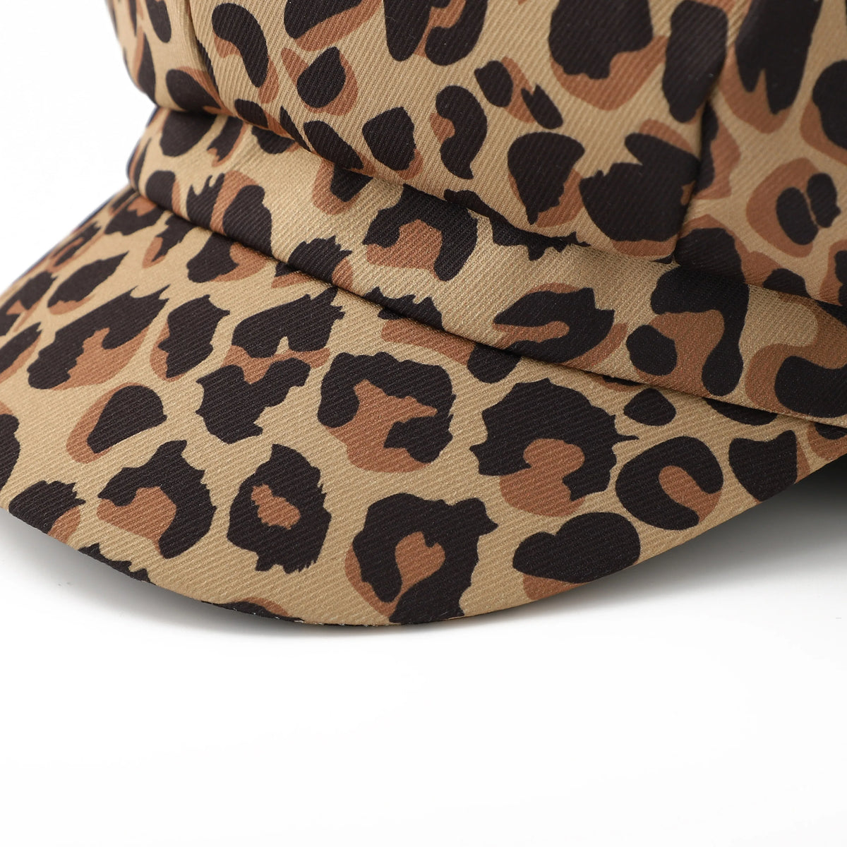 Jolene Women Animal Print 8-Panels Newsboy Cap