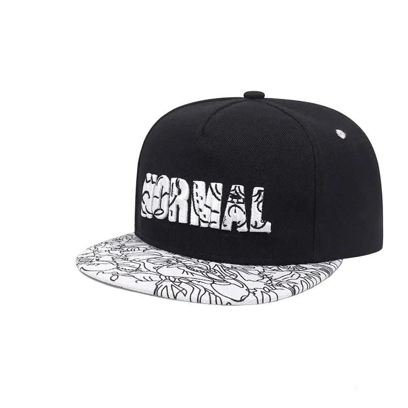 Just Normal Abstract Snapback Cap