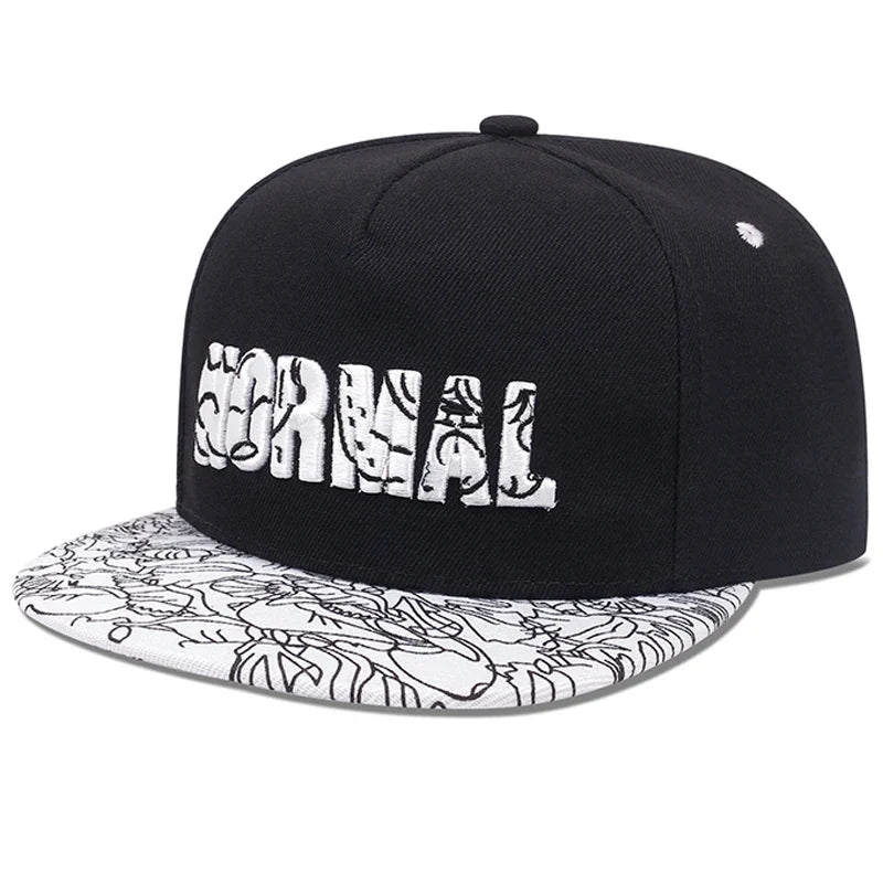Just Normal Abstract Snapback Cap