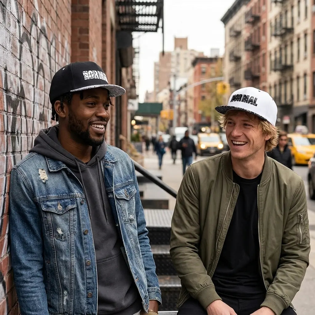Just Normal Abstract Snapback Cap