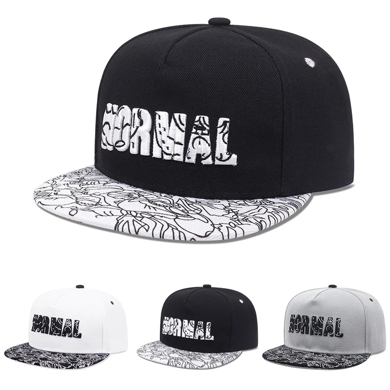 Just Normal Abstract Snapback Cap