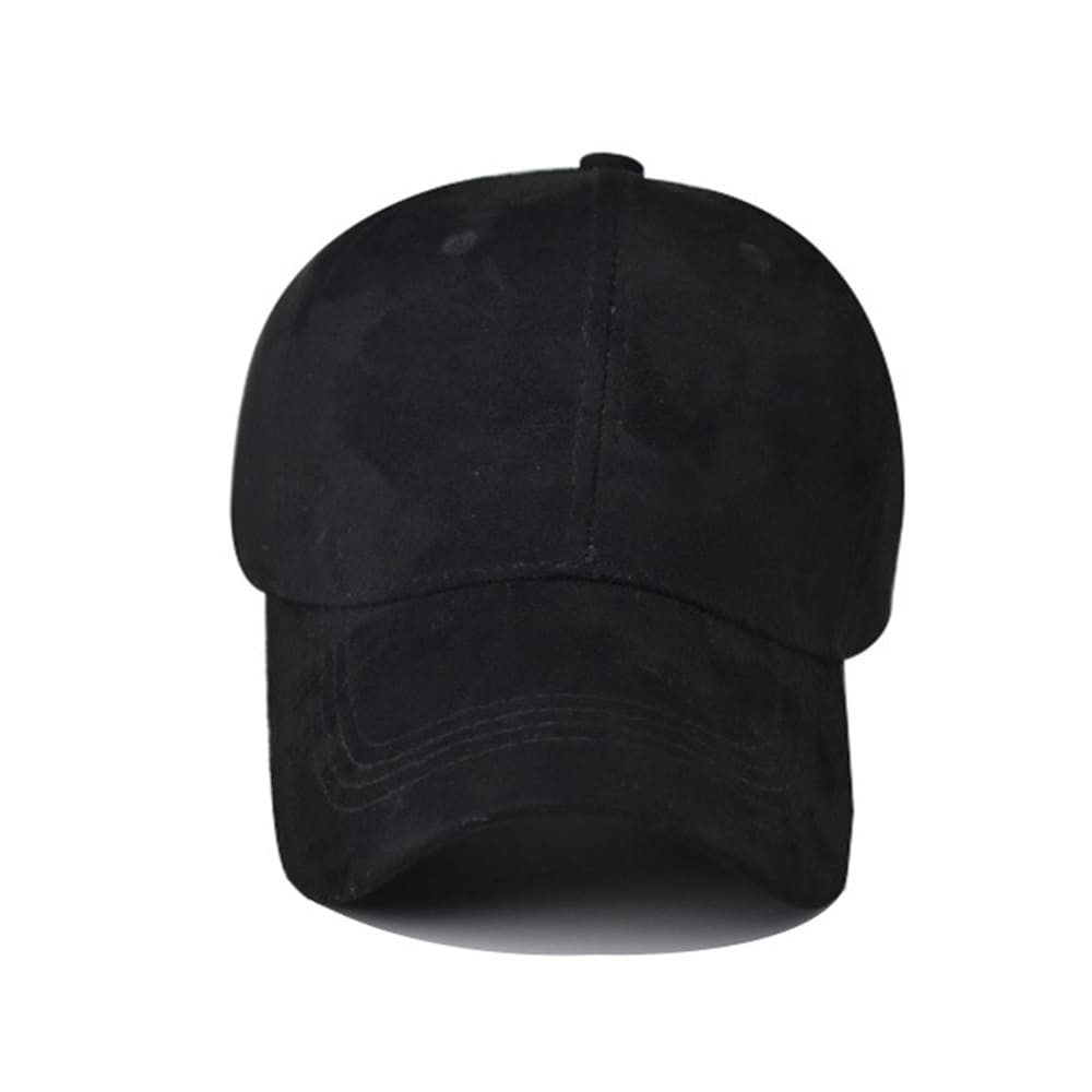 Kansas Suede Curved Baseball Cap