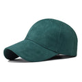 Kansas Suede Curved Baseball Cap