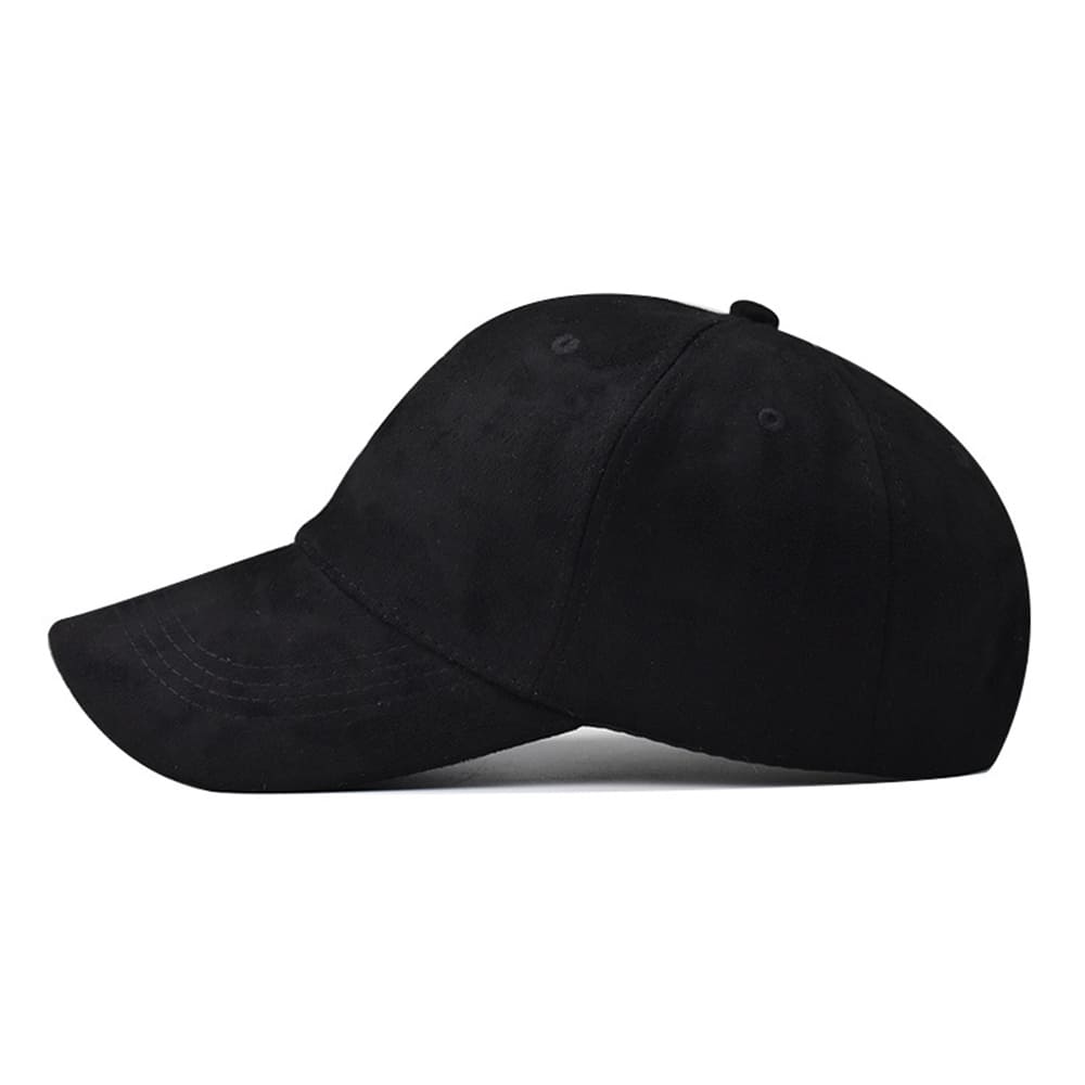 Kansas Suede Curved Baseball Cap