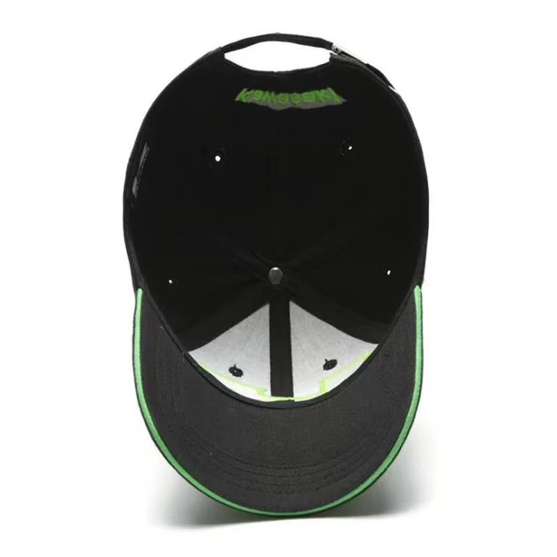 Kawasaki Racing Black Baseball Cap